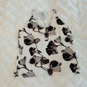 White House Black Market Floral Tank Top C3